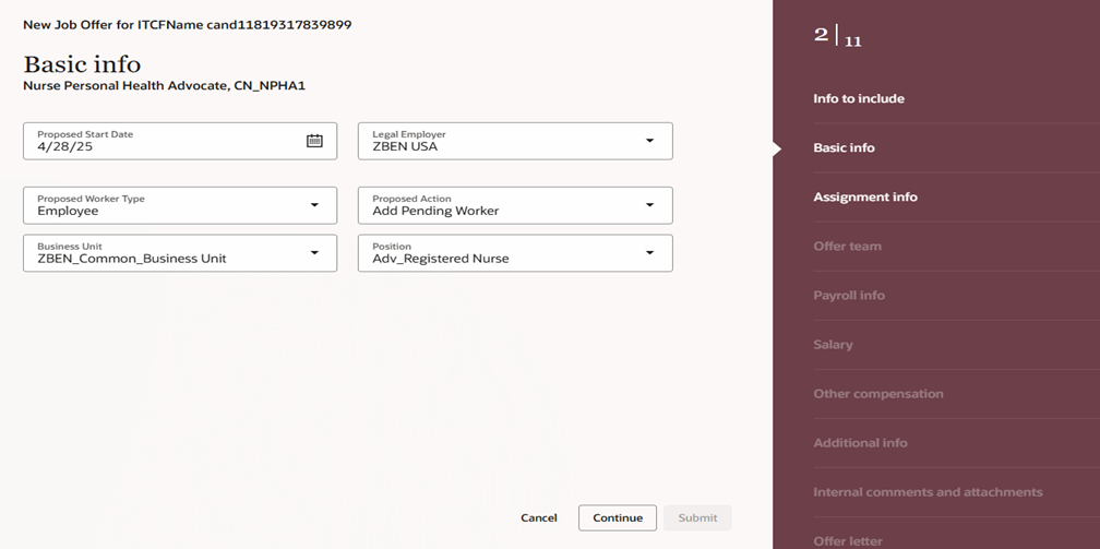 Oracle HCM Cloud Recruiting 25C – K8 Mead