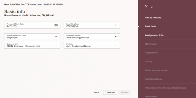 Oracle HCM Cloud Recruiting 25C – K8 Mead