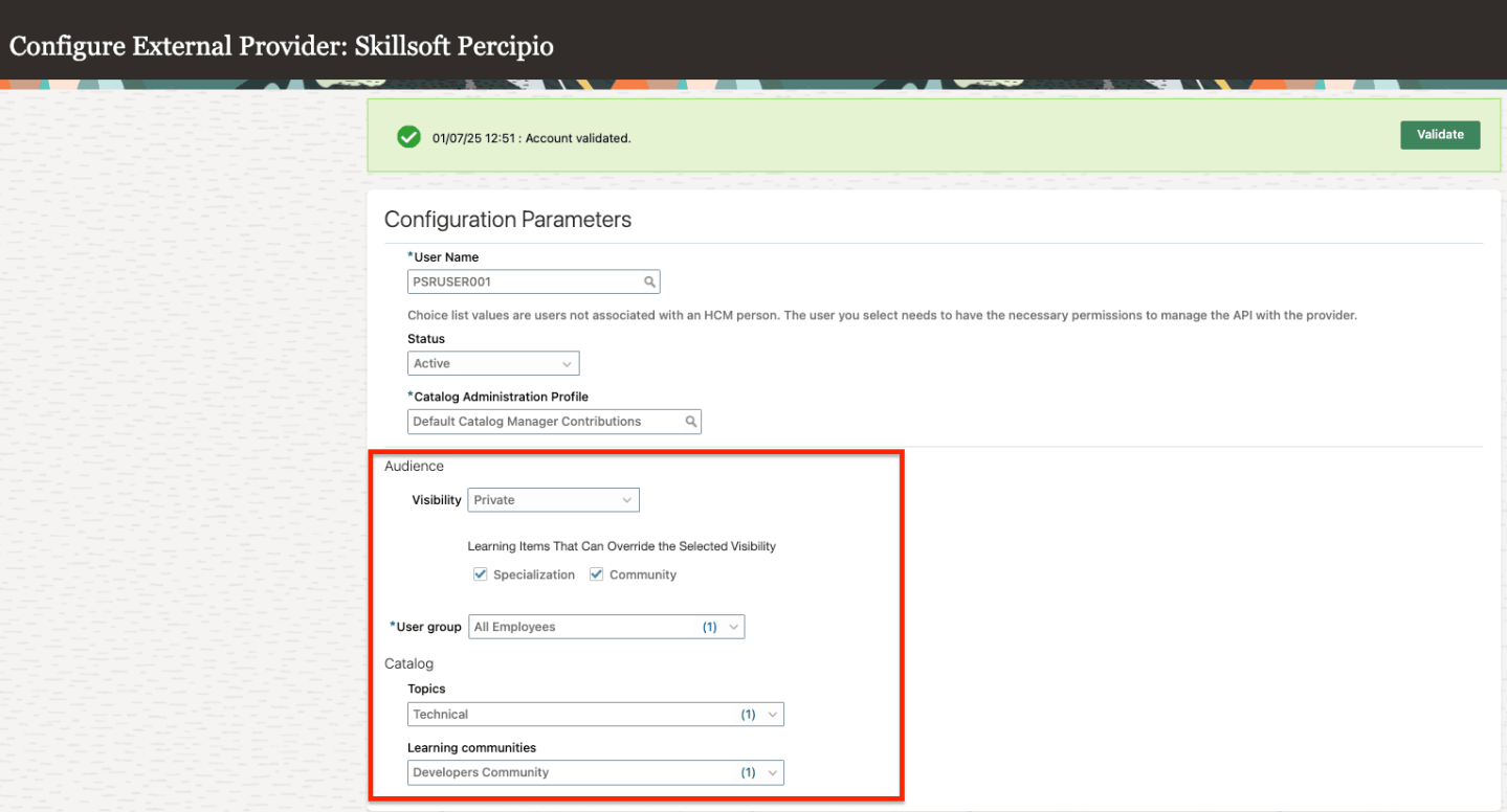 Oracle HCM Cloud Learn 25D – K8 Mead