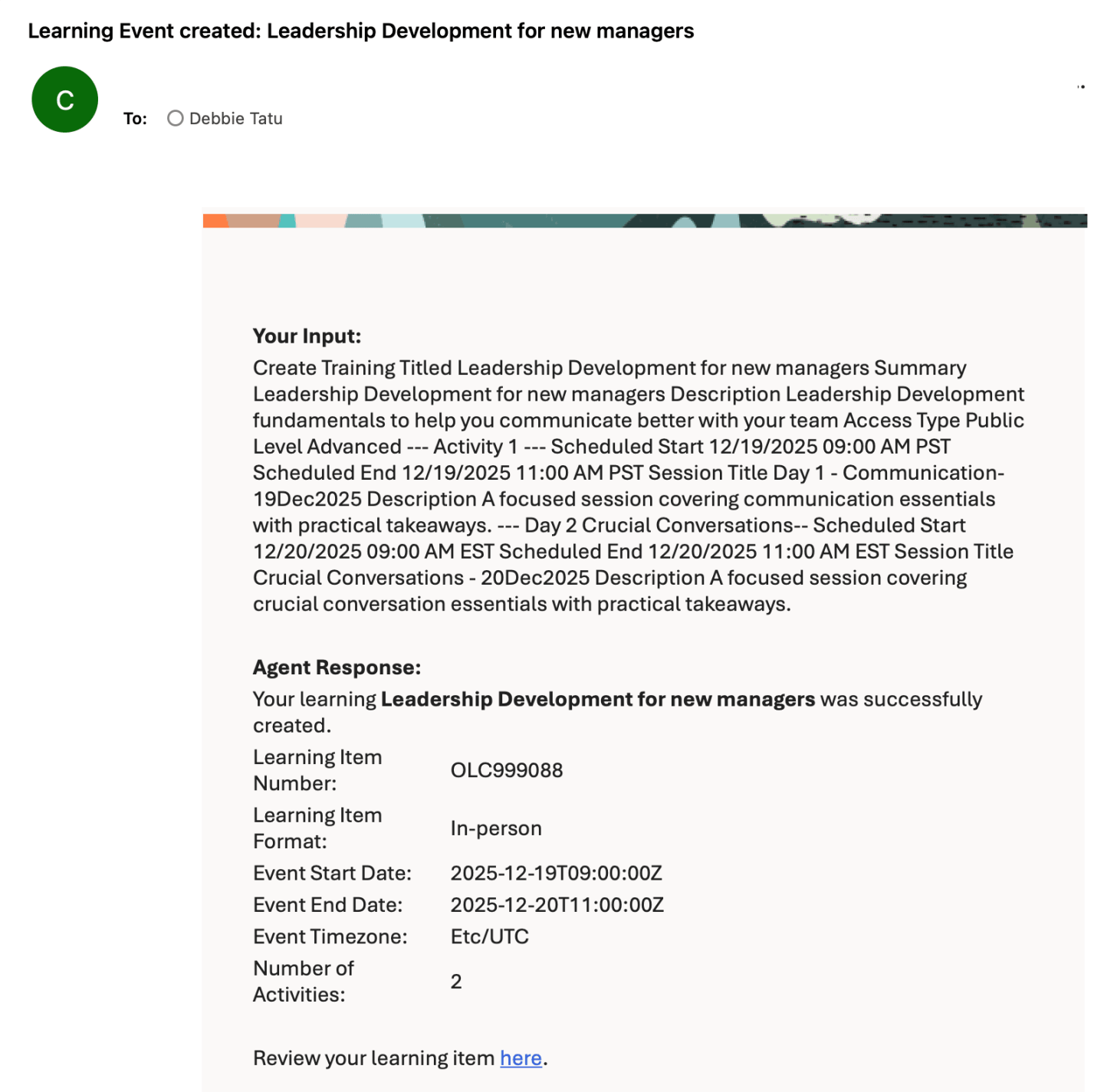 Oracle HCM Cloud Learn 26B – K8 Mead