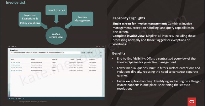 Getting Started with Oracle Payables Agent: Inbox to Invoice ...