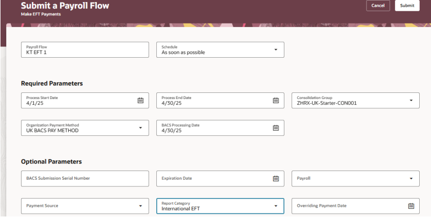 Oracle HCM Cloud Payroll 26C – K8 Mead