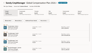 Oracle HCM Cloud Compensation 26C – K8 Mead
