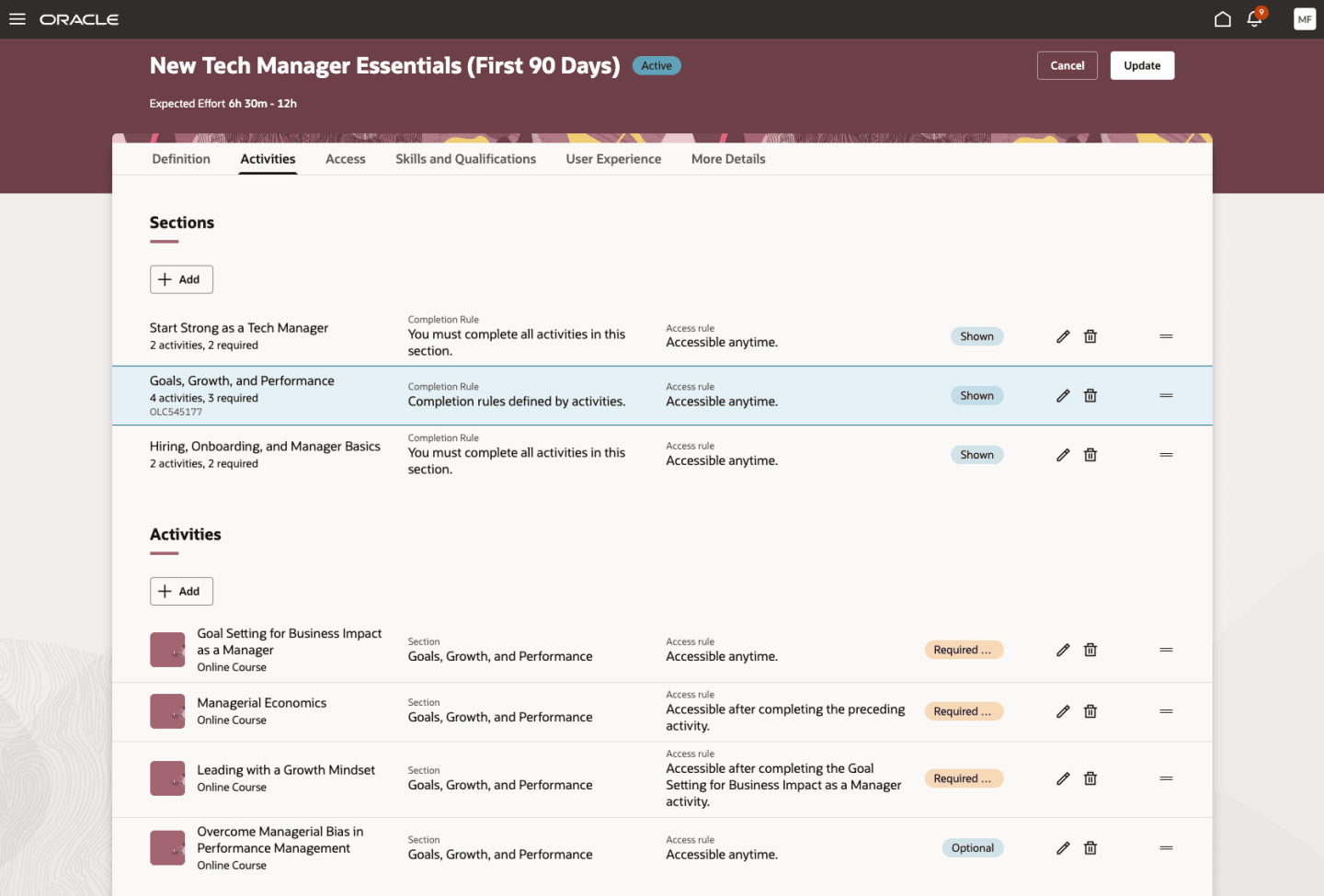 Oracle HCM Cloud Learn 26C – K8 Mead